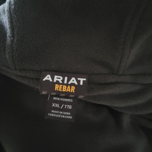 Ariat Men's Black Zip-Up Hoodie Jacket - Picture 5 of 5